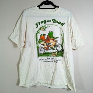 Frog and Toad Short Sleeve Graphic T-Shirt 1972 Size 2XL